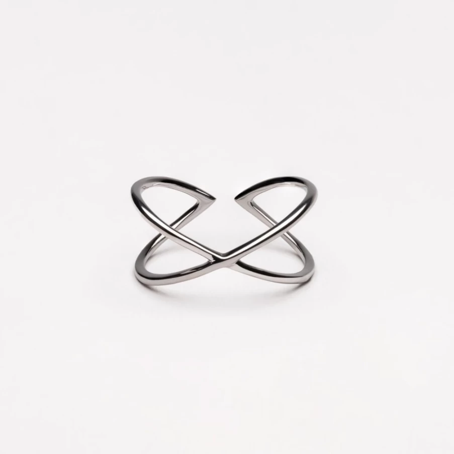 Atolea Jewelry Santorini Sterling Silver Cross Ring for Women and Men - Elegant Religious Gift