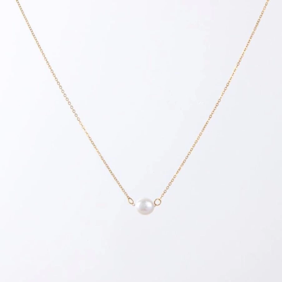 Atolea Jewelry Baroque Pearl Choker Necklace – Elegant Vintage-Inspired Pearl Choker for Women