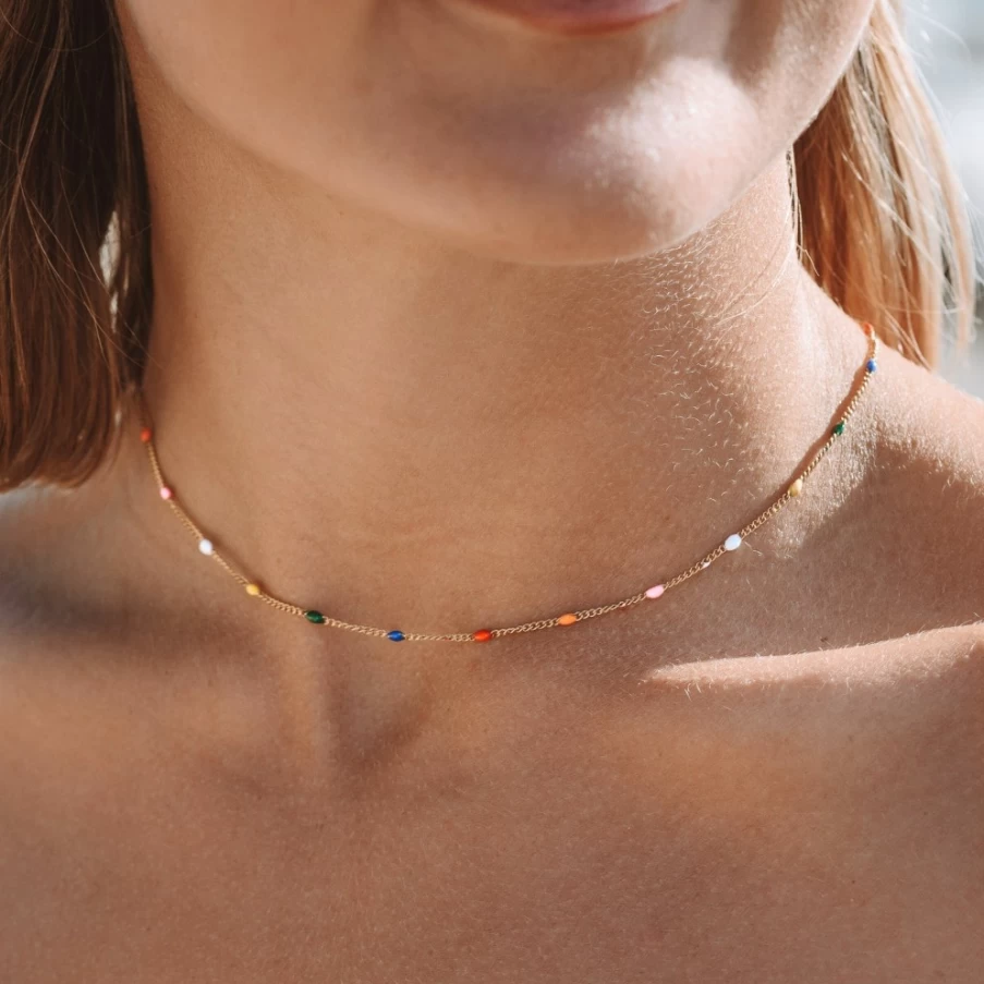 Atolea Jewelry Aloha Choker - Hawaiian Inspired Beach Necklace for Women