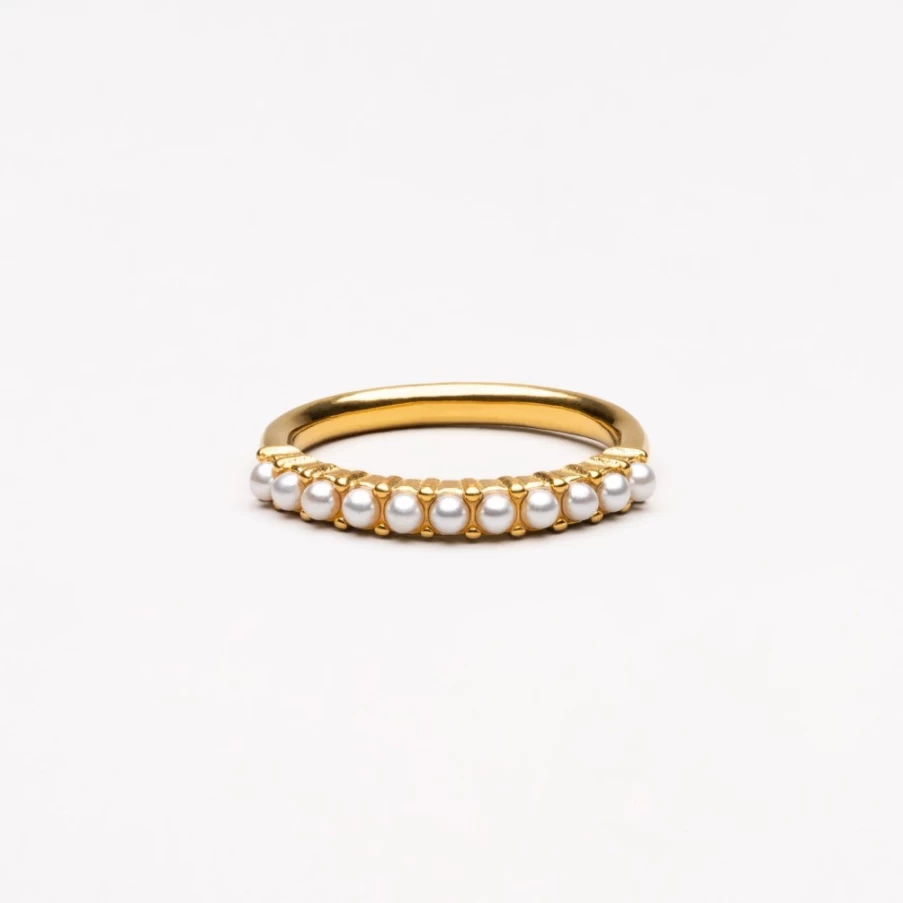 Atolea Jewelry Everyday Pearls Ring - Elegant & Timeless Pearl Ring for Women