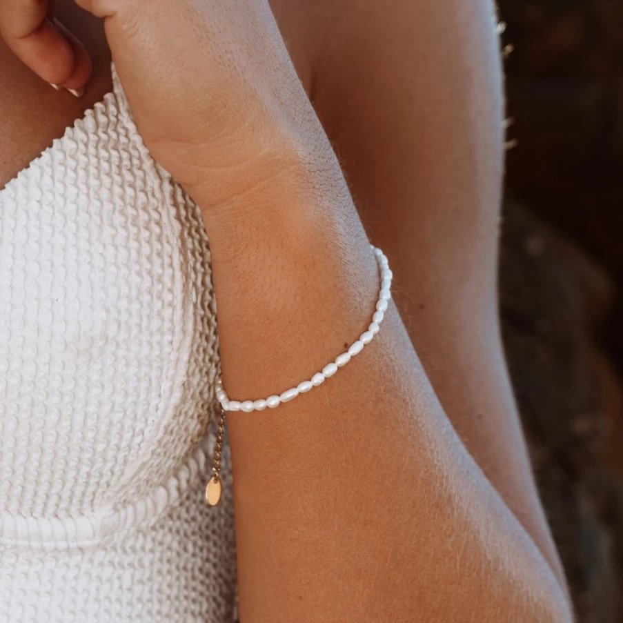 Atolea Jewelry Genuine Freshwater Pearl Bracelet for Women - Elegant & Timeless Pearl Jewelry Gift