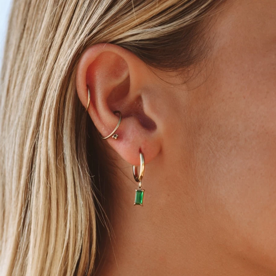 Atolea Jewelry Sea Sparkle Earrings – Shimmering Ocean-Inspired Studs for Women