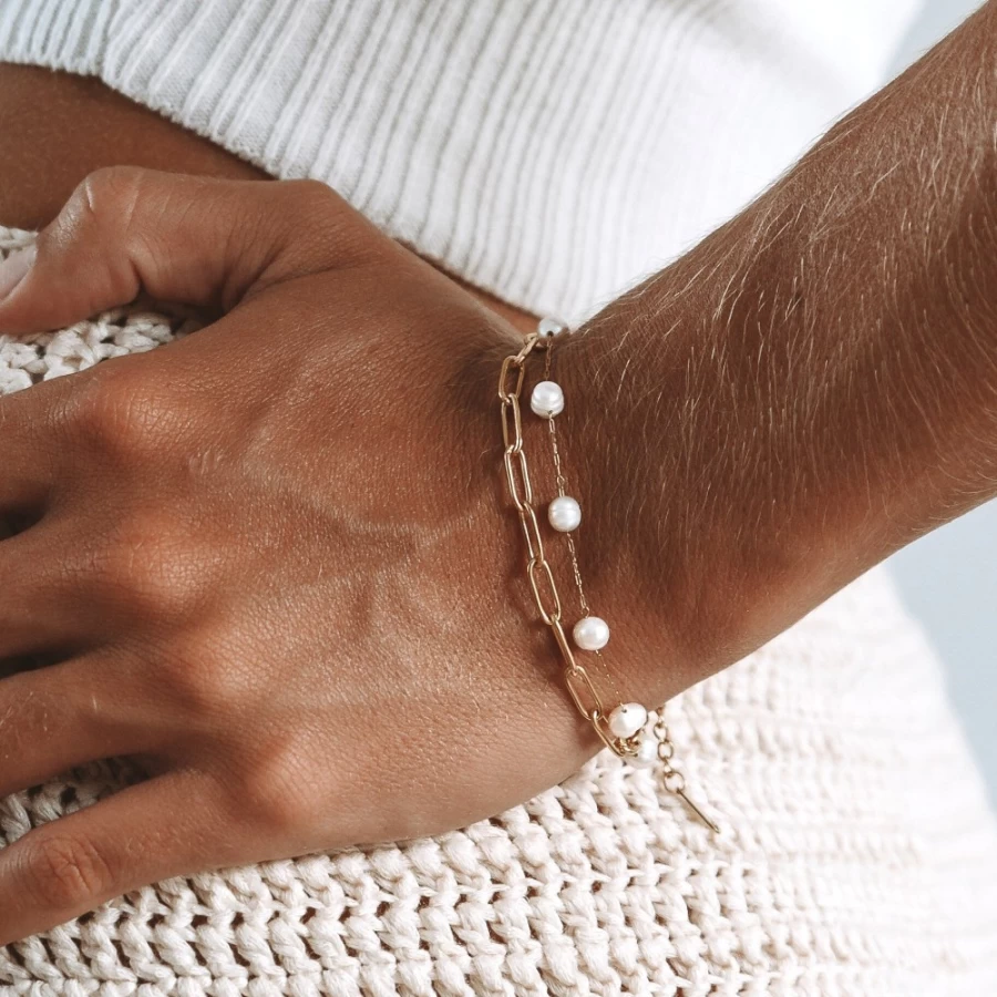 Atolea Jewelry Positano Freshwater Pearl Bracelet for Women – Elegant & Timeless Gift