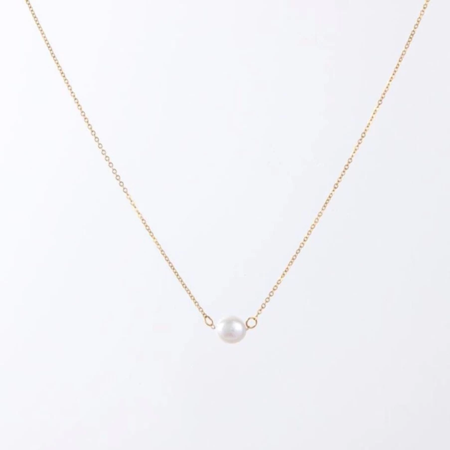 Atolea Jewelry Baroque Pearl Choker Necklace - Elegant Vintage Style Pearl Collar for Women