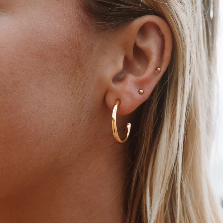 Atolea Jewelry Ibiza Hoop Earrings – Stylish Gold & Silver Hoops for Women