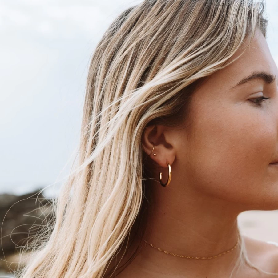 Atolea Jewelry Ibiza Hoop Earrings – Stylish Gold & Silver Hoops for Women