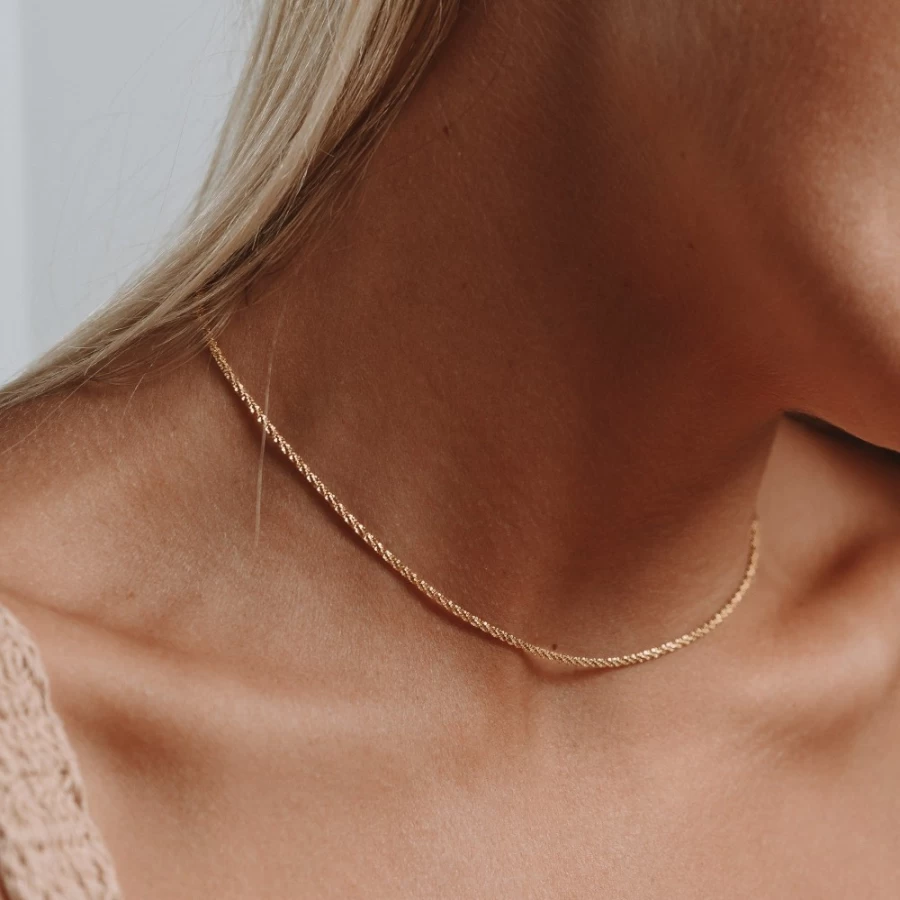 Atolea Jewelry Piana Necklace - Elegant & Dainty Gold Pendant Necklace for Women
